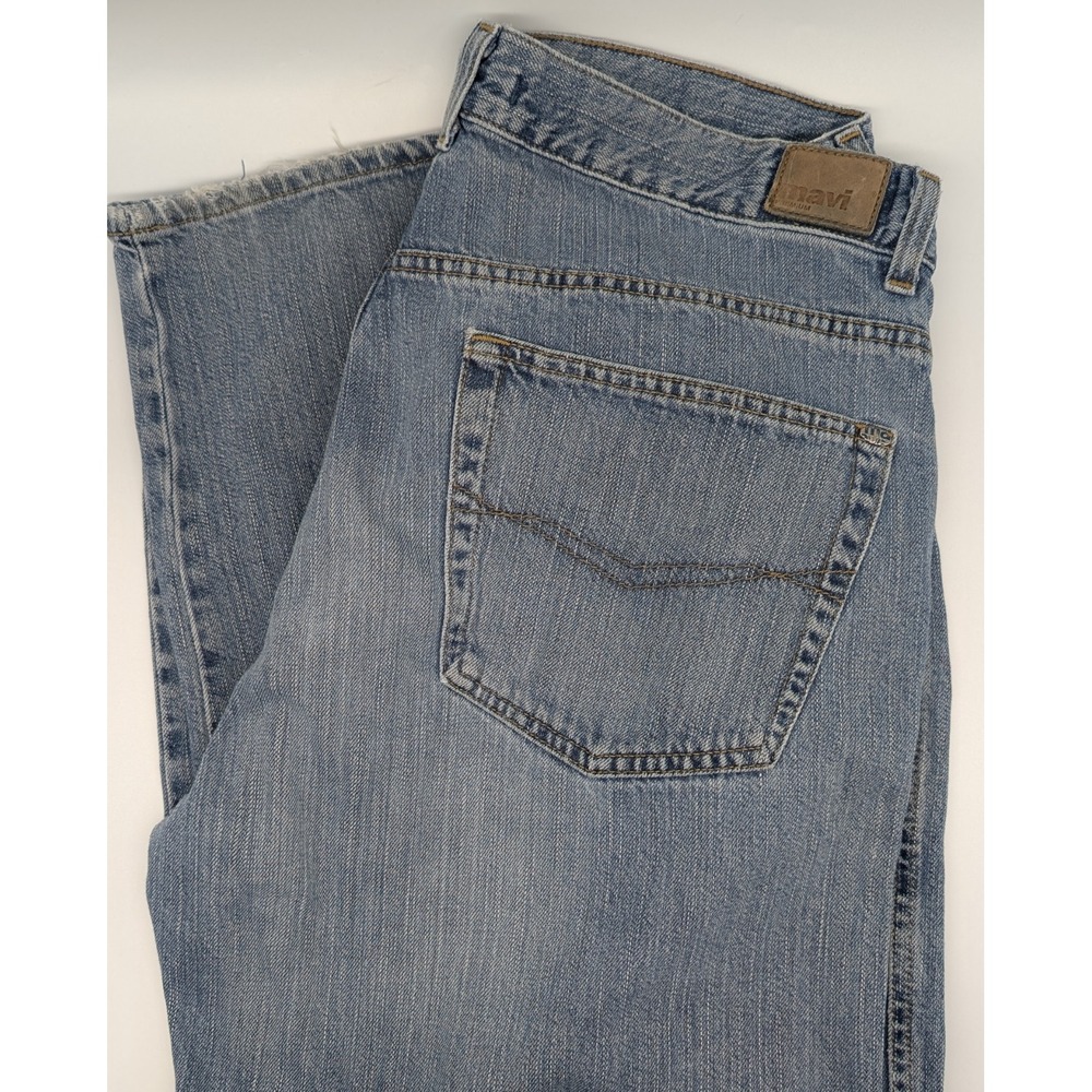 Mavi Jeans Men's Size 34x30 Max Straight‎ Blue Stretch Denim